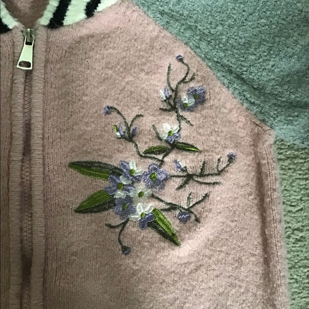 💖Host Pick💖 True Craft knit floral bomber jacket - Picture 6 of 12